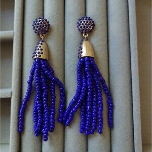 BaubleBar Sugerfix Piñata Tassel Earrings in Blue